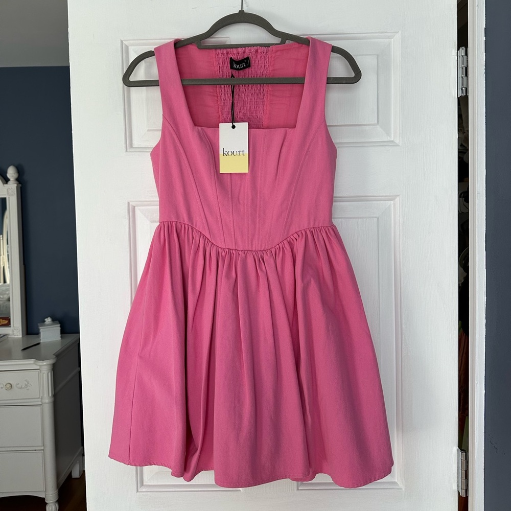 Kourt Pink Mini Dress